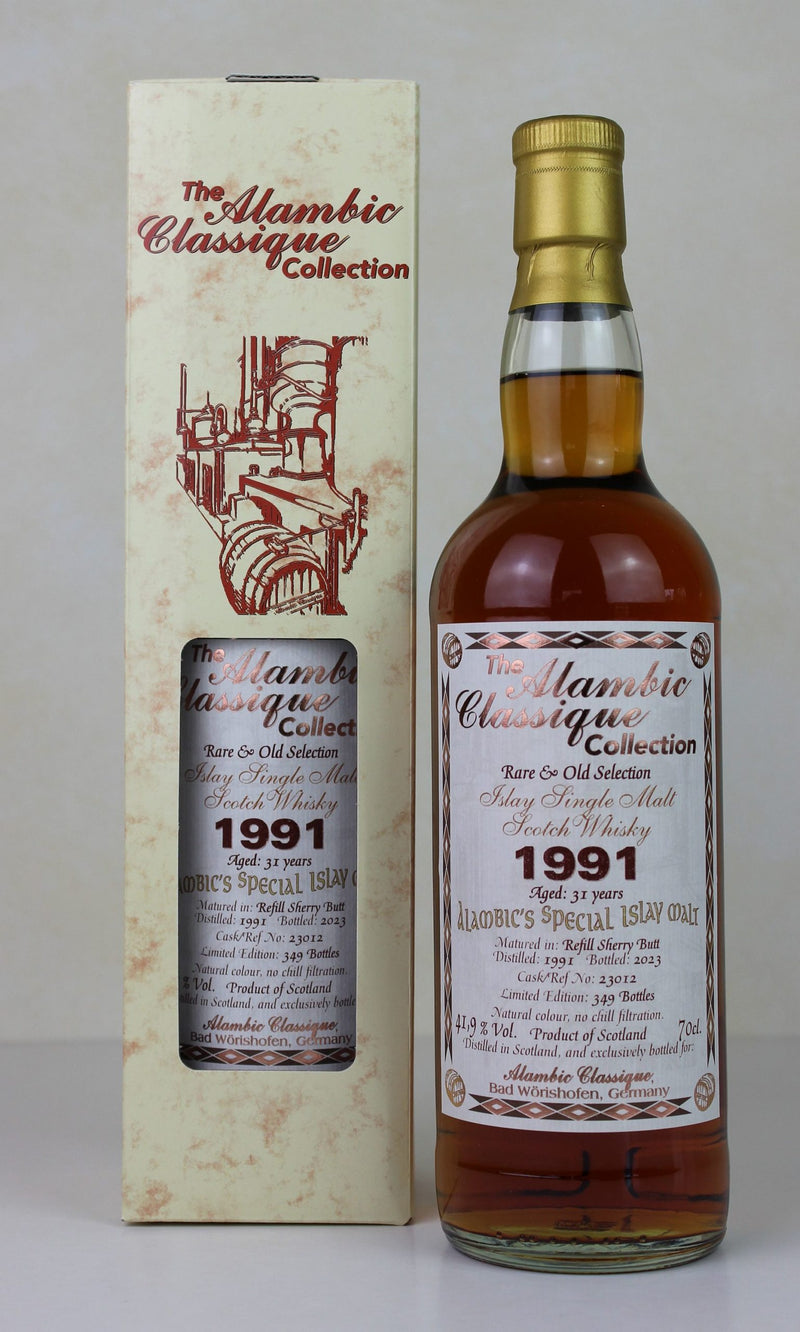 Alambic Classique Rare & Old Selection - Special Islay 1991 (31 Jahre) Refill Sherry Butt 41,9% Vol.