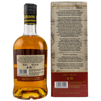 GlenAllachie Cuvée Wine Cask Finish 2012/2022 Speyside Single Malt Scotch Whisky 48% Vol.