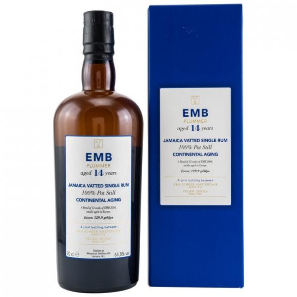 EMB Plummer 14 y.o. – Continental Aging Scheer Velier Main Jamaica Vatted Single Rum 64,8% Vol.